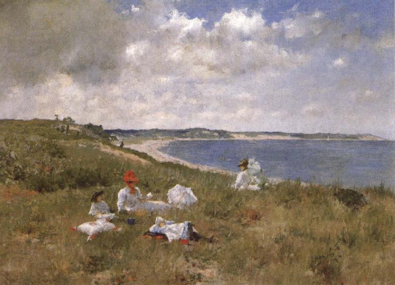 William Merrit Chase Idle Hours France oil painting art